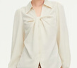 ONLY時(shí)尚氣質(zhì)百搭立體蝴蝶結泡泡袖襯衫女|124151006 A01 氏莎白色 M 165/84A 曬單實(shí)拍圖