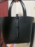 CHARLES&KEITH25秋新品簡(jiǎn)約通勤手提水桶包菜籃子包生日禮物CK2-10151518 Black黑色 S 曬單實(shí)拍圖