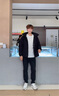 NEPA耐葩秋冬男士連帽羽絨服簡(jiǎn)約保暖鵝絨服7I72060 黑色 M 175/92A 曬單實(shí)拍圖