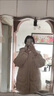 BMOI冬季羽絨棉服女中長(cháng)款2025年新款棉衣加厚過(guò)膝面包服連帽棉襖外套 米白 S建議90-120斤 曬單實(shí)拍圖