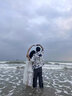 末真（MOZHEN）純棉男士短袖印花襯衫翻領(lǐng)男裝卡通時(shí)尚百搭透氣日常休閑上衣襯衣 卡其色 XL 曬單實(shí)拍圖