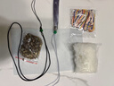 風(fēng)之草平安符十字繡自己繡隨身香囊刺繡材料包diy手工制作禮物香包掛件 平安櫻花粉掛繩款非成品 【艾草+工具繡繃+禮盒】 曬單實(shí)拍圖