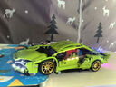 渥馳蘭博基尼跑車(chē)樂(lè )積木成人高難度巨大型拼裝男孩玩具生日禮物七夕節 蘭博基尼-綠?！具b控版+燈】 曬單實(shí)拍圖