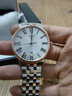 天梭（TISSOT）【官方授權(quán)店】手表 新款卡森臻我系列1853時(shí)尚商務(wù)石英情侶對(duì)表 白盤玫瑰金 曬單實(shí)拍圖