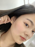 御龍鏡999足金四葉草黃金耳釘女5G時尚花瓣耳飾直針金耳棒送女友禮物 一對耳釘 金約1.1g-1.3g 曬單實拍圖