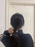 伊黛兒高級感水鉆頭繩女東大門(mén)發(fā)圈高彈力橡皮筋扎馬尾發(fā)圈新款頭飾 F3090氣質(zhì)2件套 曬單實(shí)拍圖