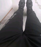 KELME /卡爾美 運動收腿褲男女春夏復(fù)古針織長褲跑步訓(xùn)練收口褲子男3881350 黑灰（深灰/淺灰LOGO) 3XL 曬單實拍圖