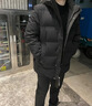 BESNOS意大利品牌冬季羽絨服男士中長(cháng)款加厚保暖衣服休閑運動(dòng)新款外套男 黑色 S -165【90-105斤】 曬單實(shí)拍圖