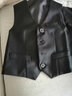 衣諾坊兒童西服馬甲套裝花童主持人男童西裝大童鋼琴六一演出服花童 黑色:馬甲+襯衫+西褲+領(lǐng)結 130 （建議42-54斤） 曬單實(shí)拍圖