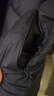 初語女士中長款羽絨服2024冬季新款防寒服毛領(lǐng)連帽被子派克服大衣 黑色 L 曬單實(shí)拍圖