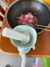 利快絞肉機(jī)進(jìn)口手動(dòng)灌香腸機(jī)器家用香腸灌腸一體機(jī)神器輔食機(jī)切菜絞餡 綠色 曬單實(shí)拍圖
