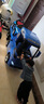 哈雷貝拉（harleybella）奔馳卡車(chē)兒童電動(dòng)汽車(chē)四輪遙控寶寶四驅貨車(chē)小孩半掛可坐玩具拖車(chē) 高配藍【四驅+雙電瓶+自駕遙控+皮座+音樂(lè )早教】 曬單實(shí)拍圖