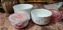 華光陶瓷 骨瓷餐具套裝家用中式碗盤(pán) 無(wú)鉛鎘釉中彩碗碟套裝 繡球花語(yǔ) 禮盒裝 56頭 曬單實(shí)拍圖