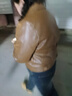 皮爾卡丹（pierre cardin）皮衣外套女短款春秋顯瘦黑色pu皮夾克2024新款時(shí)尚感女士上衣 橄欖綠(皮衣) 常規 4XL 145-155斤 曬單實(shí)拍圖