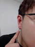 芯奢痞帥耳環(huán)男無(wú)耳洞男士耳夾高級感美式無(wú)洞免打孔潮男單只男生耳飾 黑色單只 曬單實(shí)拍圖