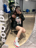 RXEX男鞋春秋季新款厚底內增高老爹鞋男潮流學(xué)生休閑透氣運動(dòng)鞋子男 白紅 42 (260mm) 曬單實(shí)拍圖