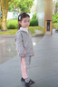 mlgt kids童裝女童套裝春秋季新款兒童衛(wèi)衣女寶寶秋裝運(yùn)動兩件套秋冬 灰色 110 cm 曬單實(shí)拍圖