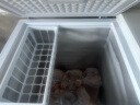 星星（XINGX） 268升小型冰柜双温家用双箱冷柜 左冷冻右冷藏 商用卧式减霜顶开门冰箱  BCD-268GE 实拍图