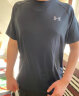 安德玛（UNDERARMOUR）Tech 2.0男子干爽训练运动短袖T恤1326413 黑色001 XL 实拍图
