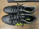 亞瑟士（ASICS）DS LIGHT L.E.高端袋鼠皮水晶底AG足球鞋1103A077-002 黑綠#1103A077-002 42 (265mm) 曬單實(shí)拍圖