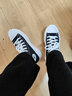 匡威（Converse）【滔搏運動(dòng)】CONVERSE/匡威女鞋厚底高幫帆布鞋AllStar增高休閑 568497C 36 曬單實(shí)拍圖