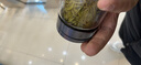 希諾（HEENOOR）茶水分離杯男士雙層水杯防漏高端磁吸大容量玻璃杯功夫茶具泡茶杯 紫銀色-7012- 300ml 曬單實(shí)拍圖