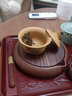 紫來(lái)順 紫砂蓋碗大號陶瓷茶碗單個(gè)中式家用敬茶功夫茶具三才茶杯茶蓋茶道用具 江南春朝蓋碗 老段泥 禮盒裝 曬單實(shí)拍圖