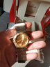 【二手99新】歐米茄(OMEGA) 男表星座系列18K金鑲鉆機械男士腕表時(shí)尚商務(wù)奢侈品生日紀念日禮物 【35mm】金盤(pán)鉆刻12320352058001 曬單實(shí)拍圖