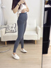 Mom Jane孕婦秋褲內穿莫代爾秋冬款打底褲外出襯褲線(xiàn)褲懷孕期睡褲不勒肚 深灰色【四季款】 L 曬單實(shí)拍圖