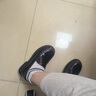 珂卡芙（KEKAFU）厚底樂福鞋女2024年春季新款英倫風(fēng)小皮鞋女黑色JK制服鞋子女單鞋 黑色 跟高4CM 37 曬單實(shí)拍圖