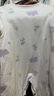 童泰新生嬰兒衣服連體衣夾棉秋冬季0-6月初生寶寶純棉加厚哈衣爬服 紫色花朵 52cm (建議0-2個(gè)月身高50-55cm) 曬單實(shí)拍圖
