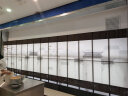 帝兰慕 屏风隔断客厅现代新中式办公室实木折屏折叠移动帘简易遮挡玄关 1.8米高*0.5米宽双面图一扇价格 实拍图