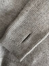 舞丘比兒童舞蹈服毛衣女童芭蕾舞練功服外搭秋冬披肩長(cháng)袖冬季跳舞小外套 灰色 140碼【身高115-125cm】 曬單實(shí)拍圖