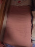 富安娜家纺 全棉枕套一对纯棉斜纹枕头套素色成人枕芯套两个装 粉咖-纯棉 74*48cm 实拍图