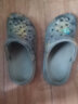 鯊鵜鶘拖鞋男洞洞鞋防滑軟底包頭沙灘鞋厚底潮流涼鞋 迷彩秋楓葉 38 曬單實(shí)拍圖