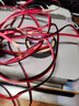 紅黑平行線汽車喇叭線廣告燈箱線音響線燈線電源線2芯軟電線家用 黑紅2*0.75平方 5米 曬單實拍圖
