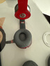 魔律 魔音beats solo HD一代耳機套海綿套solo1.0藍牙耳罩耳棉皮套 有線(xiàn)版灰色一對 曬單實(shí)拍圖
