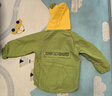 G.duck小黃鴨男童外套春秋裝2024新款洋氣兒童衣服男寶寶連帽衫小孩穿的 0098草綠色 110 建議100-105cm3-4歲 曬單實(shí)拍圖