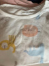 aqpa婴儿内衣套装夏季纯棉睡衣男女宝宝衣服薄款分体短袖 色块动物 73cm 实拍图