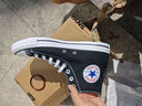 匡威（Converse）ALL star  常青款男鞋女鞋經(jīng)典休閑鞋情侶鞋高幫帆布鞋板鞋學(xué)生鞋 101010 經(jīng)典高幫 41.5 /8 曬單實拍圖