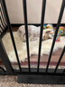 樓梯護欄加高兒童寵物狗安全門(mén)欄樓梯護欄圍欄高端實(shí)木免打孔自動(dòng)回關(guān)門(mén) (全鐵加強加厚款)適用75~82cm 曬單實(shí)拍圖