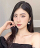 YIZUN. CHOMEL999足銀耳釘女珍珠耳環(huán)小眾輕奢復(fù)古正圓秋冬高級(jí)感耳飾氣質(zhì)耳鉤 999鑲鋯珍珠耳鉤【一對(duì)】 曬單實(shí)拍圖