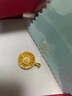 阿梵尼平安扣黃金項鏈女足金5G工藝轉運珠吊墜福字圓牌節日送媽媽定價(jià) 足金福牌吊墜+18K金項鏈 曬單實(shí)拍圖