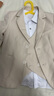 蘿卜唄唄（LUOBOBEIBEI）兒童西裝帥氣男童禮服套裝小童西服春季演出服 米黃五件套 130  曬單實(shí)拍圖