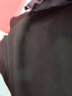 罗蒙假两件针织衫男春季新款条纹打底衫中青年加绒加厚保暖毛衣男 S1Z258551黑色 170（建议100-120斤） 实拍图
