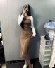 LPOX外套女超短款小披肩女2025夏季新款開衫薄款外搭罩衫針織外套女 白色 L _105-120斤 曬單實(shí)拍圖