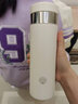 唯詩（VERSE）保溫杯一鍵速開蓋車載水杯便攜男泡茶杯子送禮物定制Logo刻字照片 【簡裝】白女款+免費刻字/ 460ml (一鍵開蓋+送杯套) 曬單實拍圖