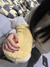 華元寵具（hoopet）貓咪衣服秋冬保暖防掉毛小狗狗衣服比熊德文布偶幼貓棉衣寵物冬裝 富貴兔毛小外套黃【內(nèi)里加絨】 S：胸圍35cm-建議3-5斤 曬單實拍圖