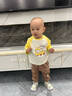 纖絲鳥（TINSINO）兒童長袖T恤男女童t恤純棉卡通印花百搭打底上衣中小童衣服童裝 曬單實拍圖