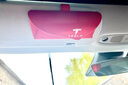 光鑄黎特斯拉Model3車(chē)用眼鏡盒Y/XS汽車(chē)車(chē)載眼鏡夾墨鏡收納盒內飾改裝 特斯拉【紅色翻毛皮】 曬單實(shí)拍圖
